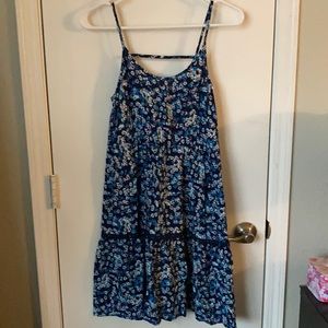 Mossimo Blue Floral Dress